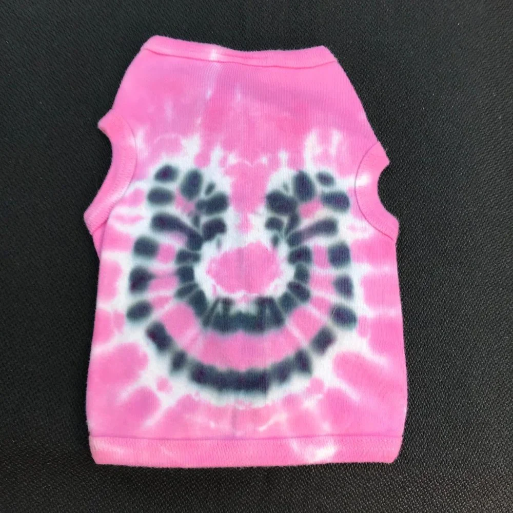 NWOT Custom Tie-Dyed Lucky Horseshoe Doggie Tee